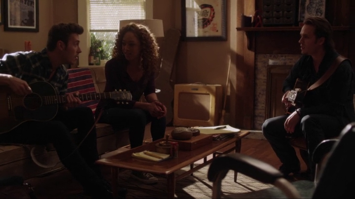 Some living room jamming occuring in the next generation of country, part of the marvellously glamourous Nashville